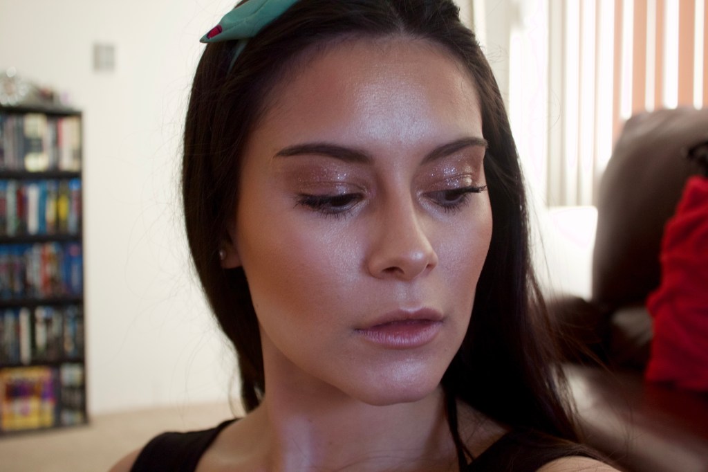 FULL FACE USING ONLY HIGHLIGHTERS 