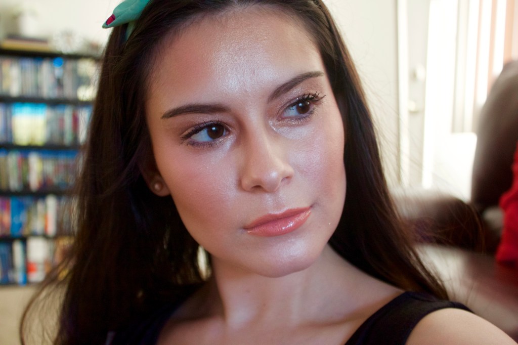 FULL FACE USING ONLY HIGHLIGHTERS 